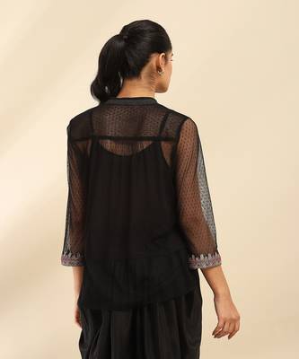 Black adira solid kurti 3