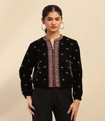 Black kaar puffer jacket