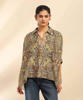 Black tasavur kaftan top 1