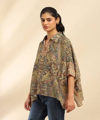 Black tasavur kaftan top 2