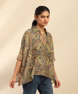 Black tasavur kaftan top 3