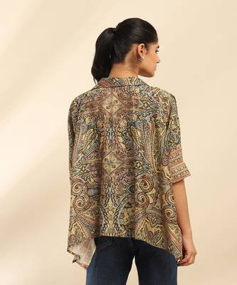 Black tasavur kaftan top 4