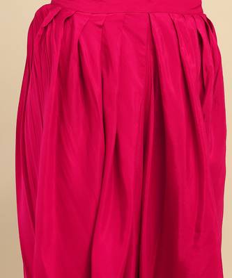 Fuchsia rania velvet kurta with salwar and dupatta 4