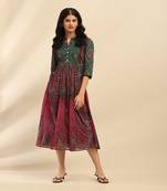 Pink chimera shirt dress