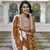 women mustard yellow chikankari anarkali kurta bottom and dupatta set
