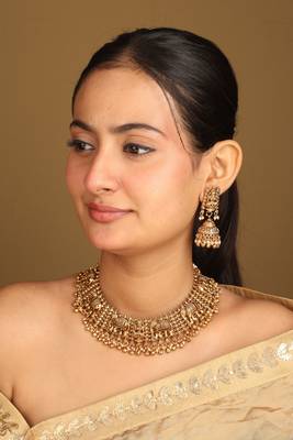 High gold necklace set 2