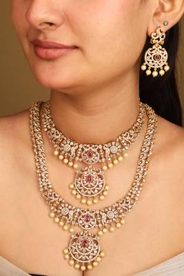 Elegant south indian bridal jewellery set 1