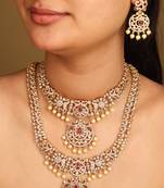 Elegant south indian bridal jewellery set