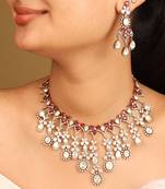 Kundan necklace set