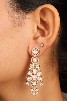 American diamond delicate necklace set 3