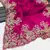 Pink Pure jimmy choo silk with coding sequence embroidery work 