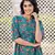 women turquoise floral print frock dress dresses