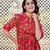 women pink floral print frock dress dresses
