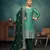 Light green premium embroidered with servoswaki daimond vichitra silk semi stitched salwar suit