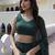 Wonderful Green Laheriya Print Georgette Wedding Wear Lehenga Choli