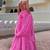 Awesome Pink Laheriya Print Georgette Wedding Wear Lehenga Choli