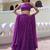 Lovely Purple Laheriya Print Georgette Wedding Wear Lehenga Choli