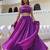 Lovely Purple Laheriya Print Georgette Wedding Wear Lehenga Choli