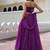 Lovely Purple Laheriya Print Georgette Wedding Wear Lehenga Choli