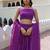 Lovely Purple Laheriya Print Georgette Wedding Wear Lehenga Choli
