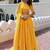 Amazing Yellow Laheriya Print Georgette Wedding Wear Lehenga Choli