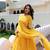 Amazing Yellow Laheriya Print Georgette Wedding Wear Lehenga Choli