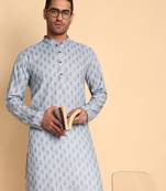 Arabesque batik digital print knee length kurta mandarin collar mandarin collar teal small