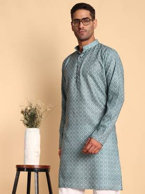 Arabesque batik digital print knee length kurta mandarin collar mandarin collar lavender small 1
