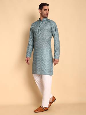 Arabesque batik digital print knee length kurta mandarin collar mandarin collar lavender small 2