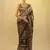 Stunning Black Sequins Georgette Festival Wear Saree With Blouse