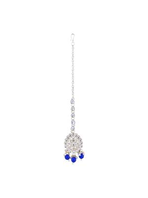 gold plated traditional kundan & pearl necklace jewellery with jhumka earrings set for women 5