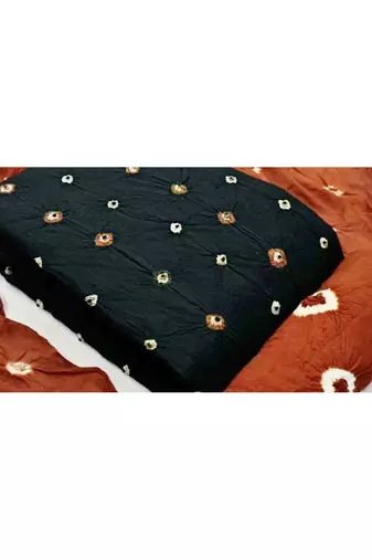 Dark-Green Bandhej Rayon Salwar
