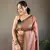 Brown Color Soft Art Silk Saree