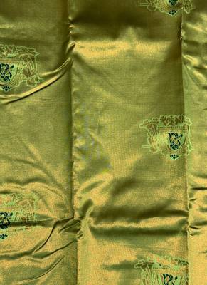 Mehendi Color Soft Art Silk Saree 1