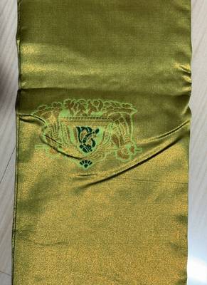 Mehendi Color Soft Art Silk Saree 3
