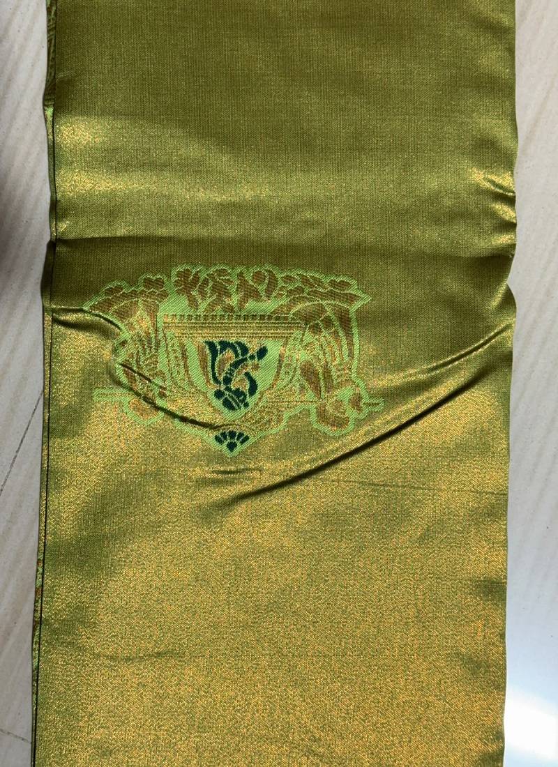 Mehendi Color Soft Art Silk Saree