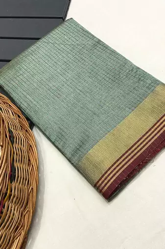 Light Aqua Blue Color Soft Art Silk Saree