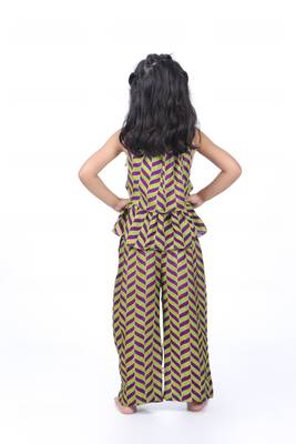 Geometric print top and palazzo 5