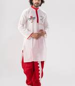 Durga mantra(hindi)- dhoti & kurta full set