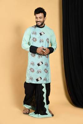 Photowala- designer dhoti & kurta full set 1