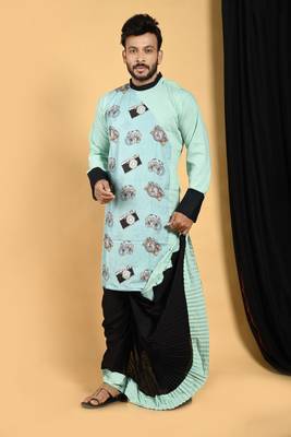 Photowala- designer dhoti & kurta full set 2