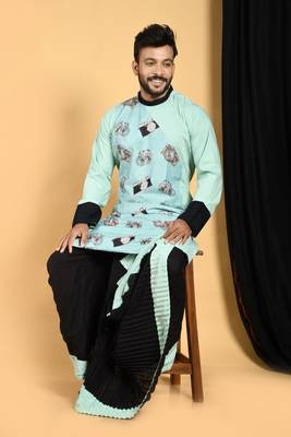 Photowala- designer dhoti & kurta full set 3