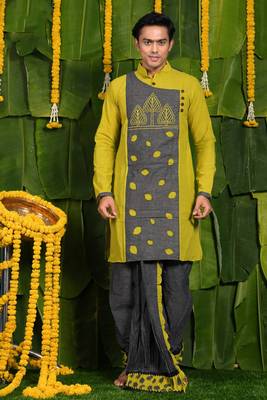 Dak bangla- signature dhoti & kurta full set 4