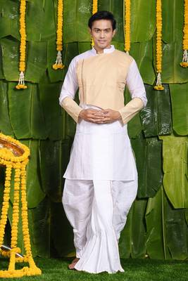 Bela suru- designer dhoti & kurta full set 2