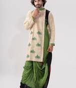 Hansjaru- men's dhoti & kurta full set