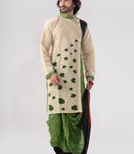 Shaluk pata- men's dhoti & kurta full set
