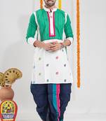 Maan aviman- cotton men's dhoti & kurta full set