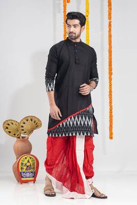Tune in for love- designer men's dhoti & kurta full set 2
