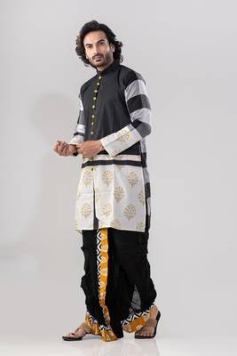 Kishmish- men's dhoti & kurta full set 2