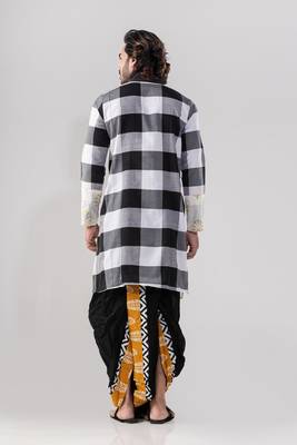 Kishmish- men's dhoti & kurta full set 3